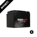 SKANBATT Base Lithium - 12V 40Ah 40A BMS - Bluetooth - 198x166x170mm - 3 Års garanti