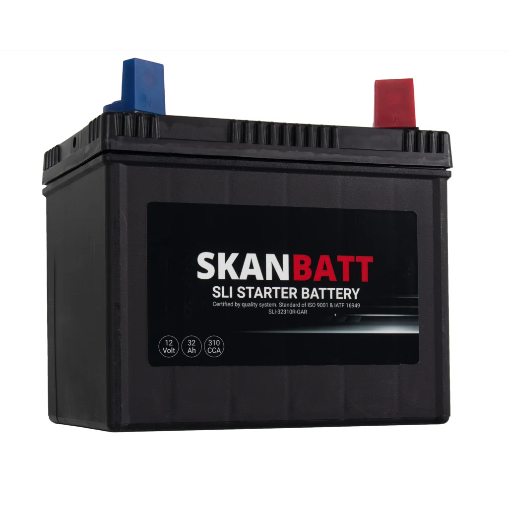 SKANBATT Garden 12V 32AH 310CCA (197x129x185mm) +R - Plenklipper