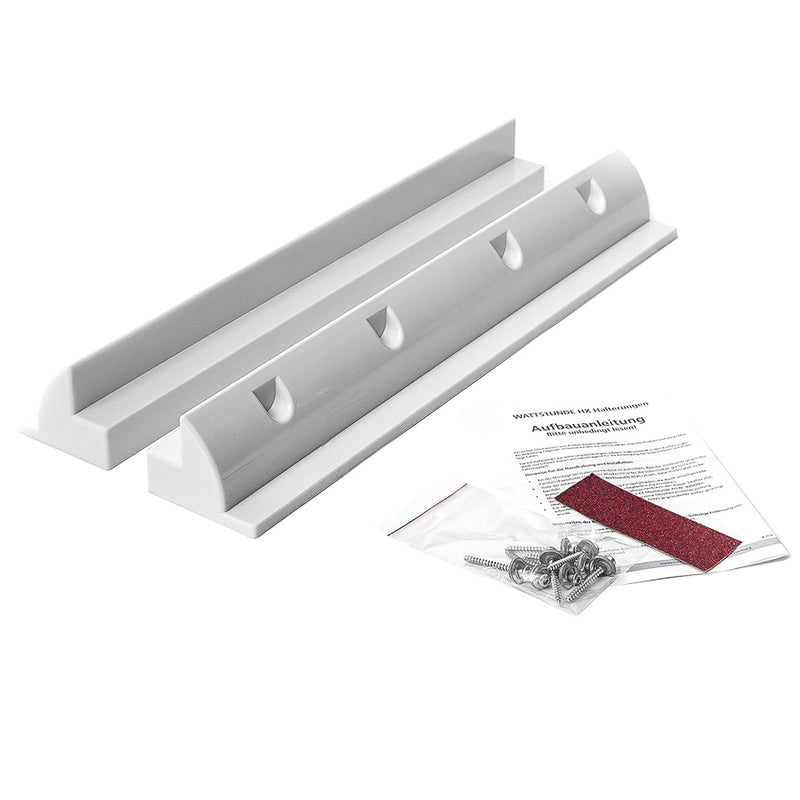 Festebrakett til solcelle takmontering 68CM (sett) - Plast (hvit) - Image 1