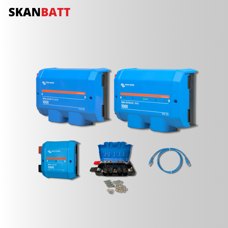 Victron Lynx Komplett tilkoblingspakke - Power In / Shunt / Distributor