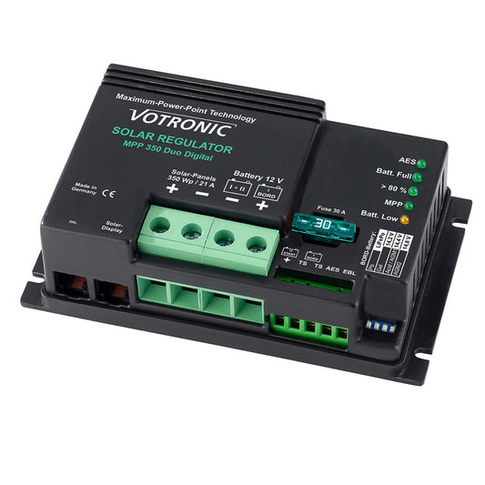 VOTRONIC MPP350 Duo Rig Solcelleregulator 25,5A - 2 kanaler - MPPT Teknologi - Image 1