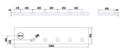 Victron 5 Position Busbar 500A