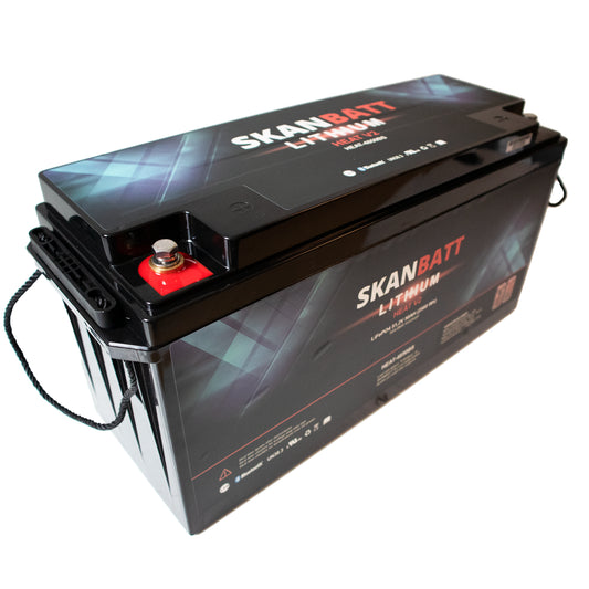 SKANBATT V2 Lithium Batteri 51,2V 50Ah 50A BMS - HEAT - Bluetooth (483x170x240mm) - Image 1