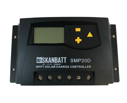 Skanbatt Mppt Solcelleregulator 12/24V 20A Med Display shown in product view