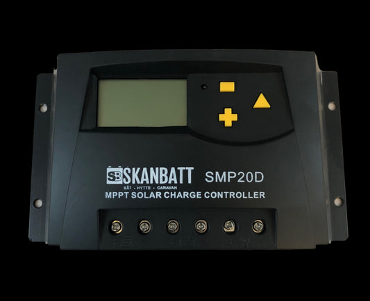 SKANBATT MPPT Solcelleregulator 12/24V 20A med display - Image 1