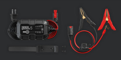 Noco Elektronisk Batterilader 6V/12V 5A Ip65 shown in detail view