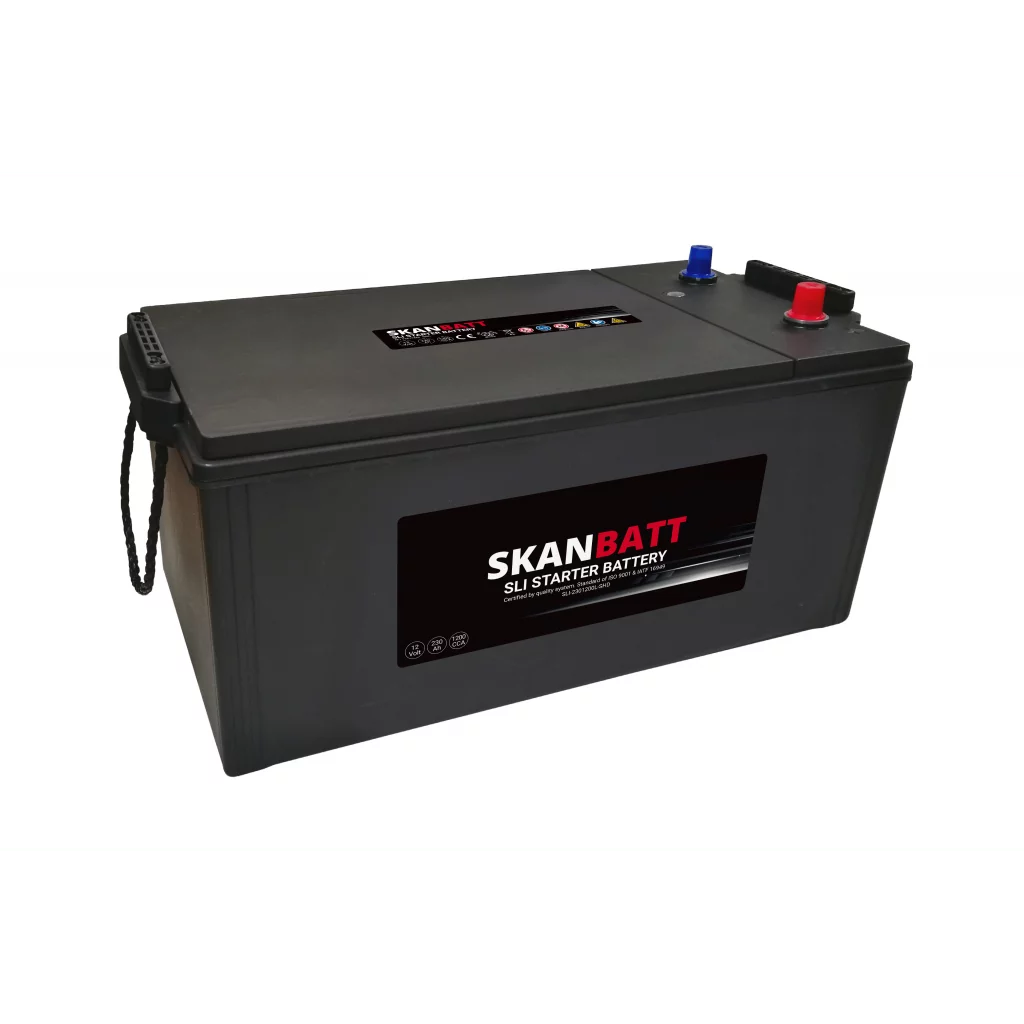 SKANBATT SLI SHD Startbatteri 12V 230AH 1200CCA +L shown in product view