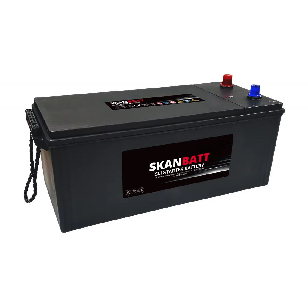 SKANBATT SLI HD Startbatteri 12V 180AH 1100CCA +R shown in product view