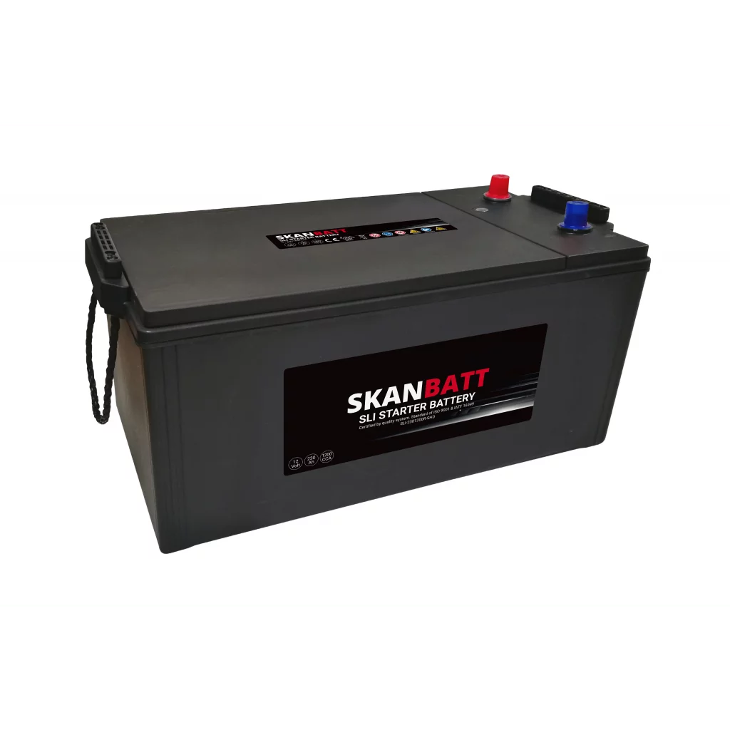 SKANBATT SLI SHD Startbatteri 12V 230AH 1200CCA +R shown in product view