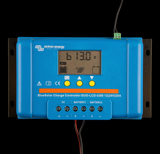 VICTRON BlueSolar PWM DUO-LCD&USB 12/24V-20A - Image 2