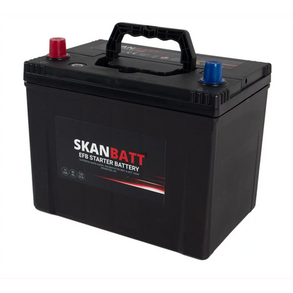 SKANBATT EFB Startbatteri 12V 80AH 730CCA (260x17x225mm) +L