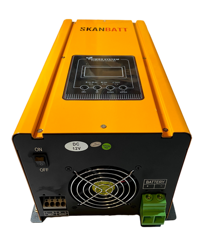 Skanbatt Kombi-Inverter Og Batterilader 12V 1000W shown in detail view