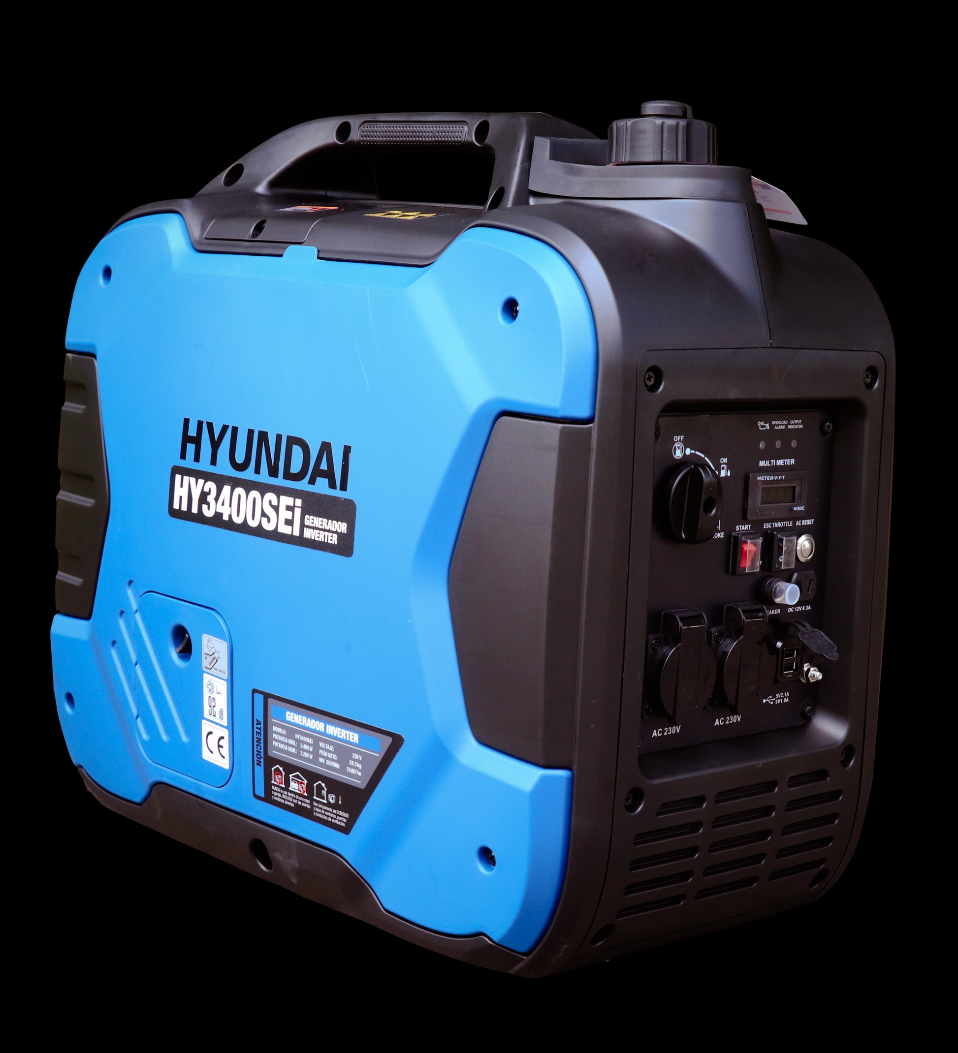 HYUNDAI HY3400SEi Inverter Aggregat 3400W - Elektrisk start - Image 2