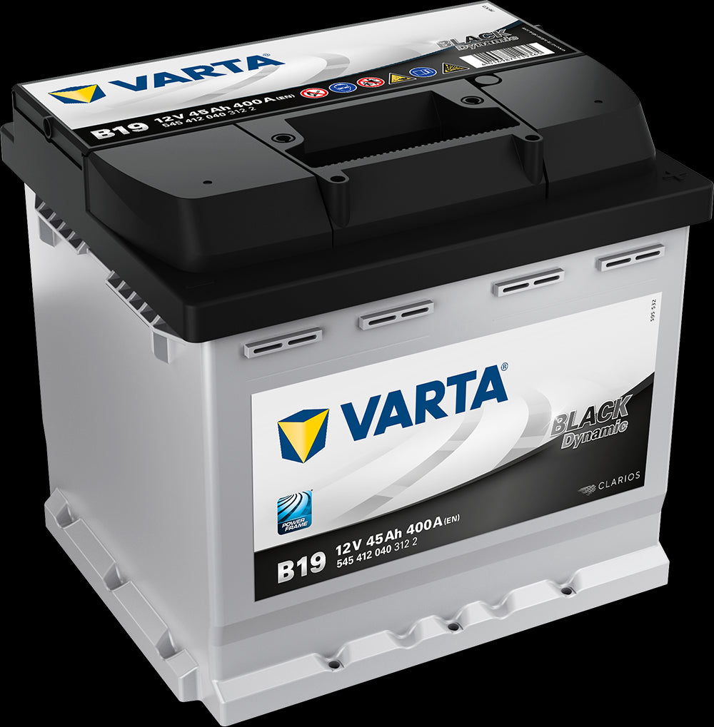 VARTA Black Dynamic Batteri 12V 45AH 400CCA (207x175x190/190mm) +høyre B19 - Image 1