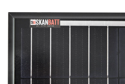 Skanbatt Solcellepanel 110W - All Black - Mono - Perc - 1070X550X30Mm shown in detail view