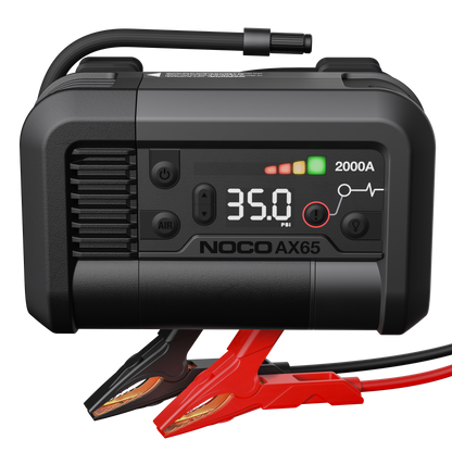 NOCO Lithium Startbooster 12V 2000Amp med luftkompressor shown in product view