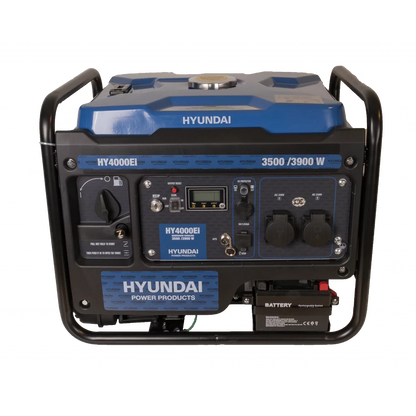 HYUNDAI HY4000Ei Inverter Aggregat 3900W - Fjernkontroll og ATS