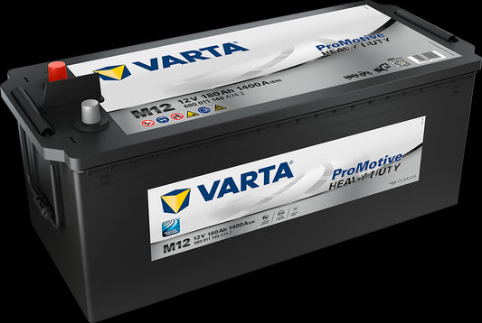 VARTA Promotive Black Batteri 12V 180Ah 1400CCA (513x223x223mm) +venstre M12 - Image 1