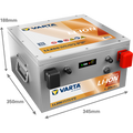 VARTA Lithium LL200 12V 200Ah - Bluetooth (345x350x188mm)