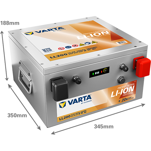 VARTA Lithium LL200 12V 200Ah - Bluetooth (345x350x188mm)