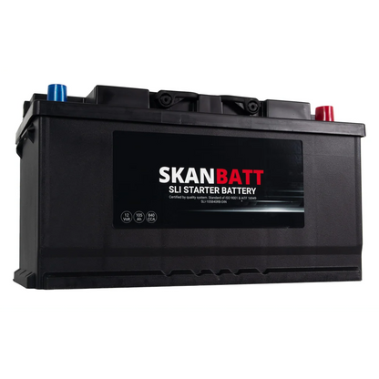 SKANBATT SLI Startbatteri 12V 105AH 840CCA (352x175x190mm) +R