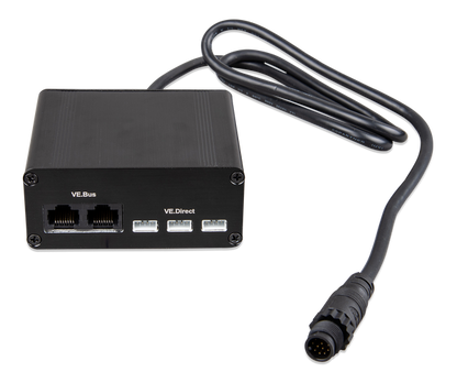 Victron Canvu Gx Io Extender And Wiring Kit shown in angle view