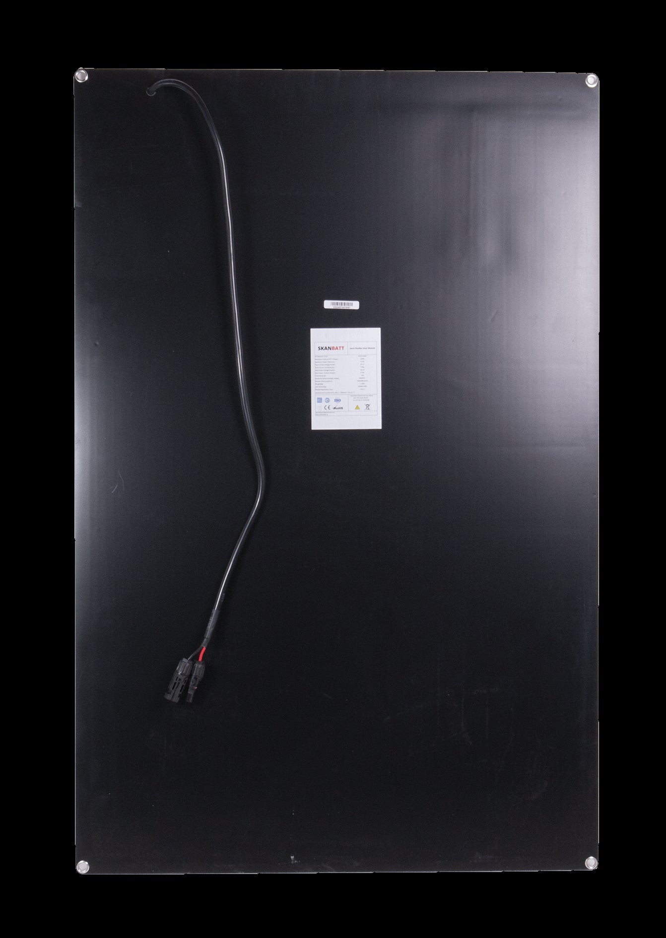 SKANBATT Fleksibelt Solcellepanel 130W - ETFE - 1040x680x3mm - Image 2