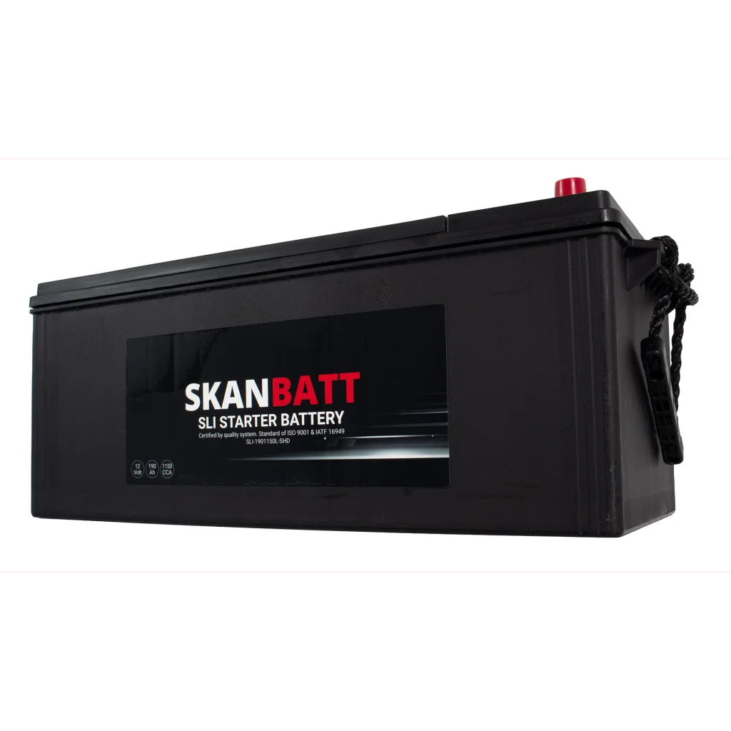 SKANBATT SLI SHD Startbatteri 12V 190AH 1150CCA (513x224x218mm) +L