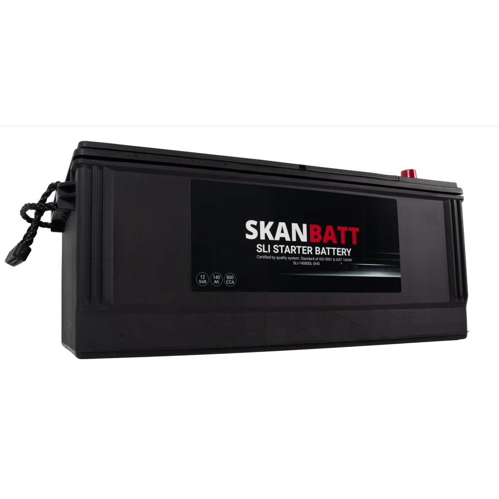 SKANBATT SLI SHD Startbatteri 12V 140AH 800CCA (513x189x223mm) +L