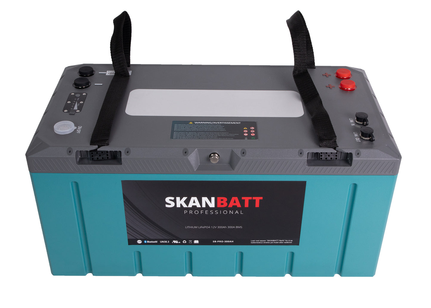 SKANBATT Lithium Professional IP67 12V 300Ah 300A BMS - HEAT - Image 2