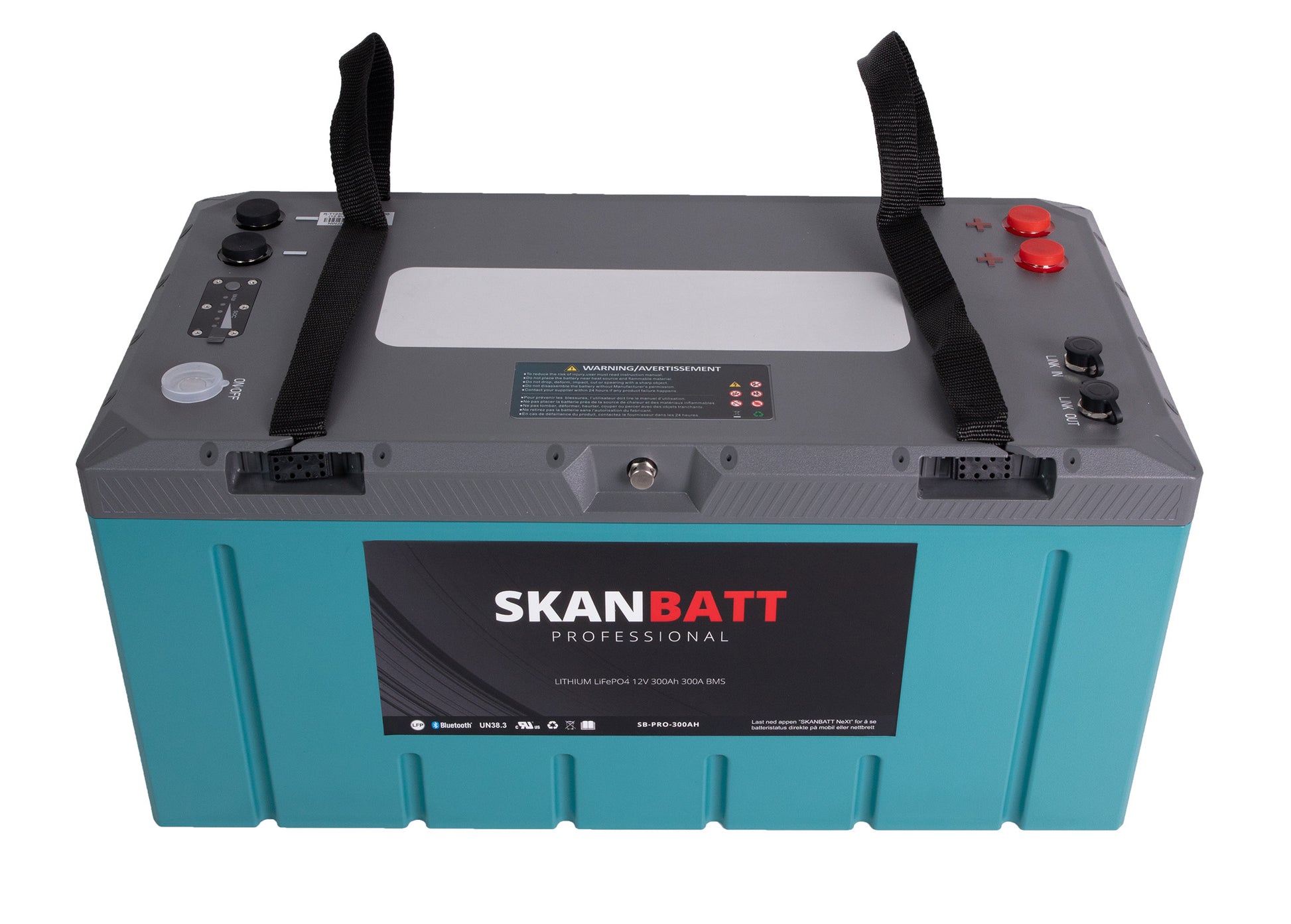 SKANBATT Lithium Professional IP67 12V 300Ah 300A BMS - HEAT - Image 2