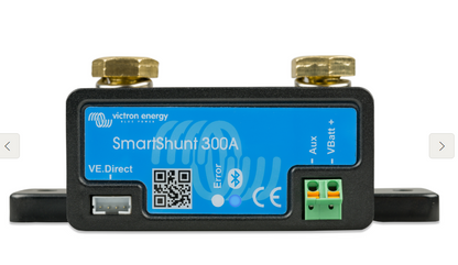 Victron Smartshunt 300A Batterimonitor M/Bluetooth shown in product view