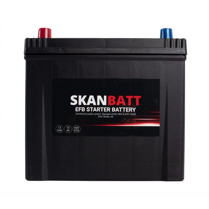 SKANBATT EFB Startbatteri 12V 73AH 630CCA (232x173x225mm) +L