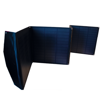 Skanbatt Sammenleggbart Solcellepanel 220W M/Regulator (Smb-220W ) shown in angle view