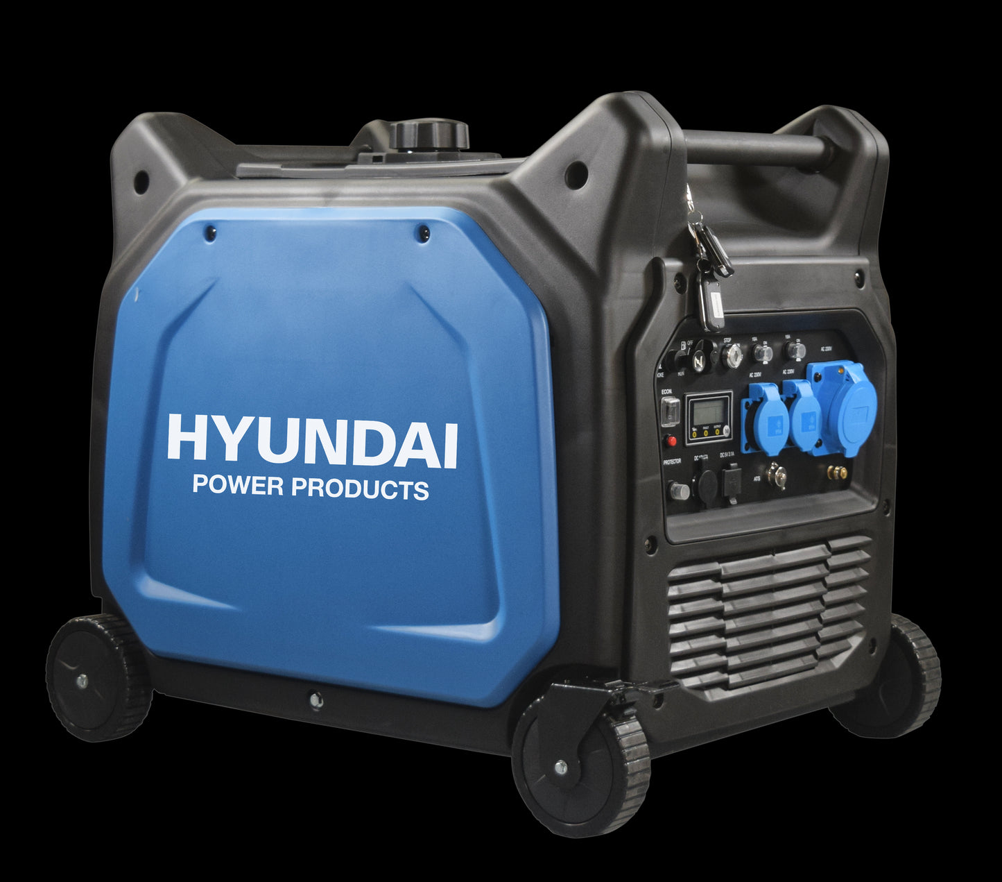 HYUNDAI HY6500SEi Inverter Aggregat 6500W - Elektrisk Start - Fjernkontroll - ATS - Image 1