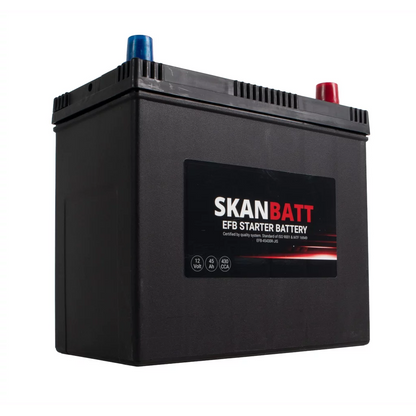 SKANBATT EFB Startbatteri 12V 45AH 430CCA (238x129x223mm) +R