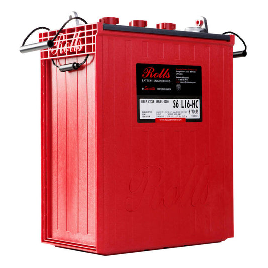ROLLS S6L16HC (S530) Deep Cycle Batteri 6V 498Ah (C100) / 445Ah (C20) -