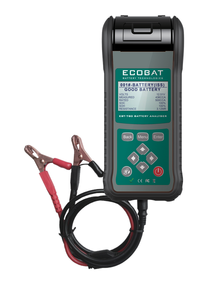 Ecobat Elektronisk Batteritester Ebt-780 M/Printer shown in product view
