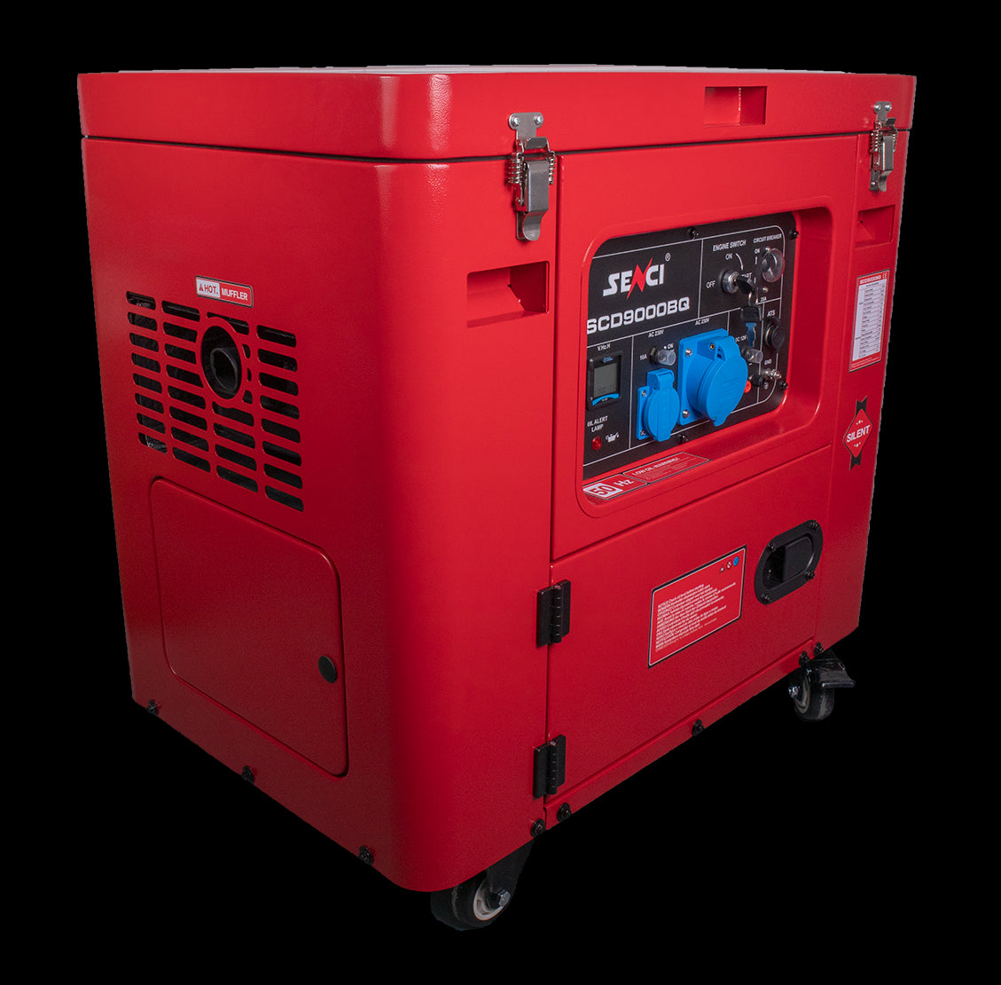 SENCI SCD9000BQ Aggregat - Diesel - Max 6000W - ATS - Elektrisk start - Image 2