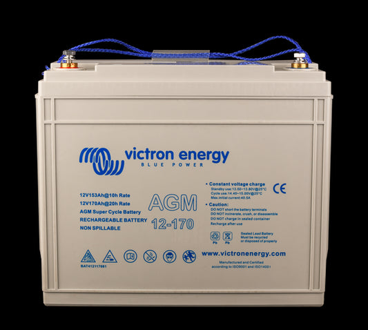 VICTRON AGM Super Cycle Batteri 12V 170Ah Deep Cycle - Image 1