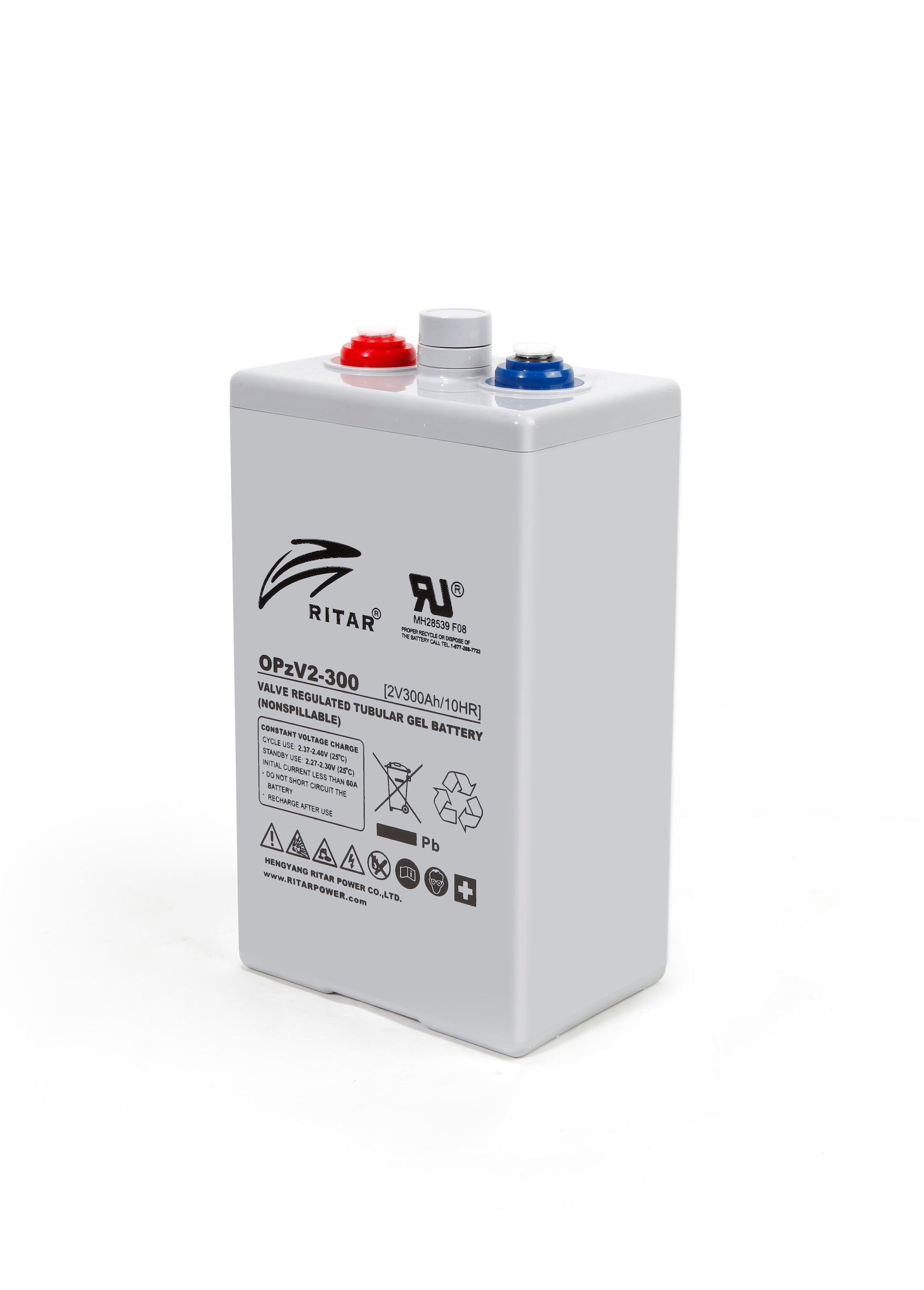 RITAR OPzV Serien GEL Batteri 2V 300Ah - Image 1