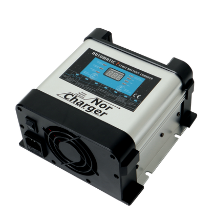 Nor Charger Pro Serie Elektronisk Batterilader 12V 10A 2-Kanaler shown in product view