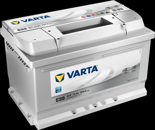 VARTA Silver Dynamic Batteri 12V 74AH 750CCA (278x175x175/175mm) +høyre E38 - Image 1