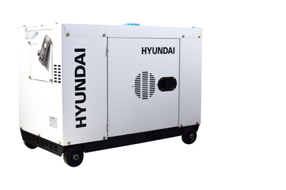 Hyundai Dhy8600Se-T Strømaggregat 7900W - Elektrisk Start - Diesel - inkl. klargjøring shown in angle view
