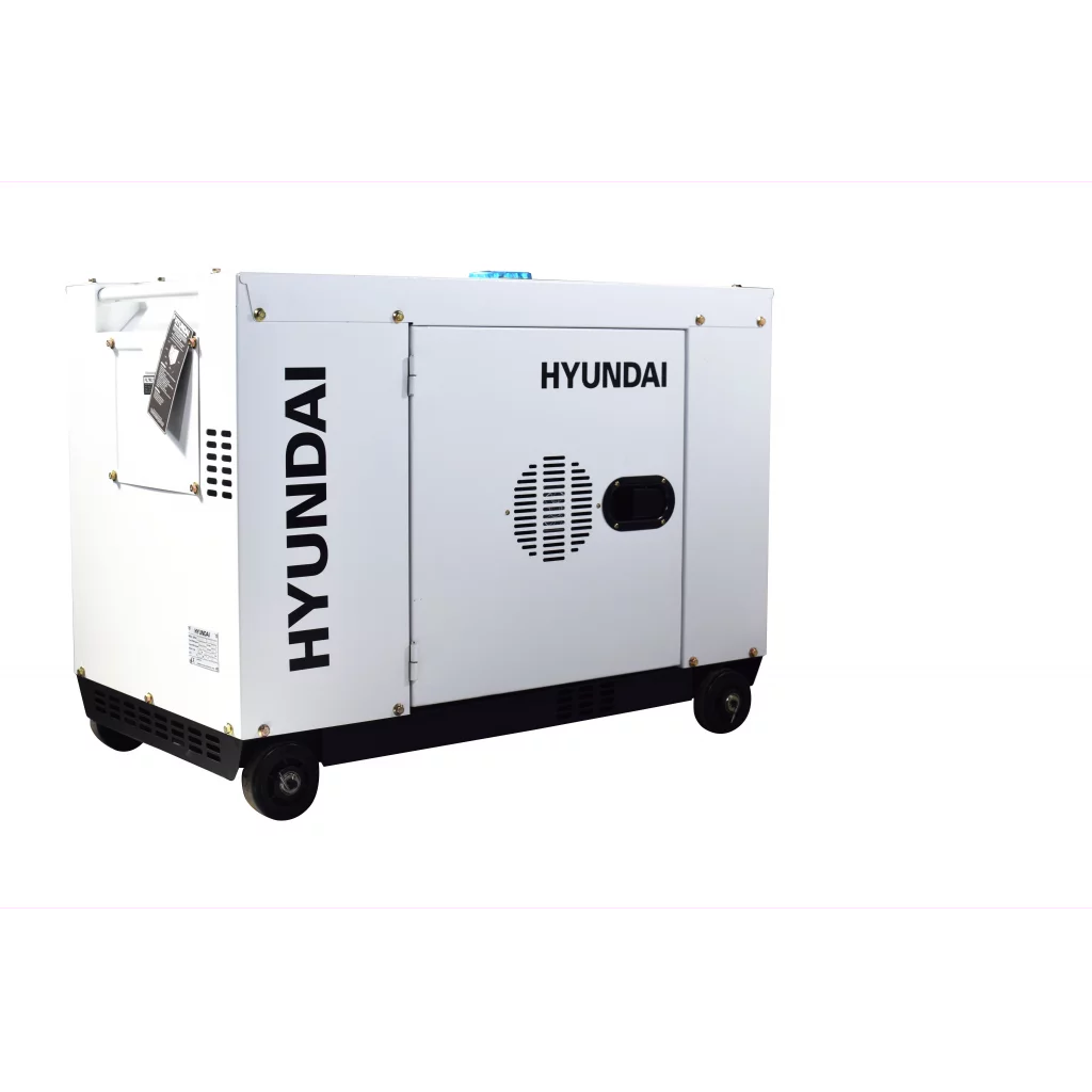Hyundai Dhy8600Se-T Strømaggregat 7900W - Elektrisk Start - Diesel