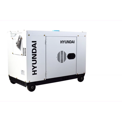 Hyundai Dhy8600Se-T Strømaggregat 7900W - Elektrisk Start - Diesel