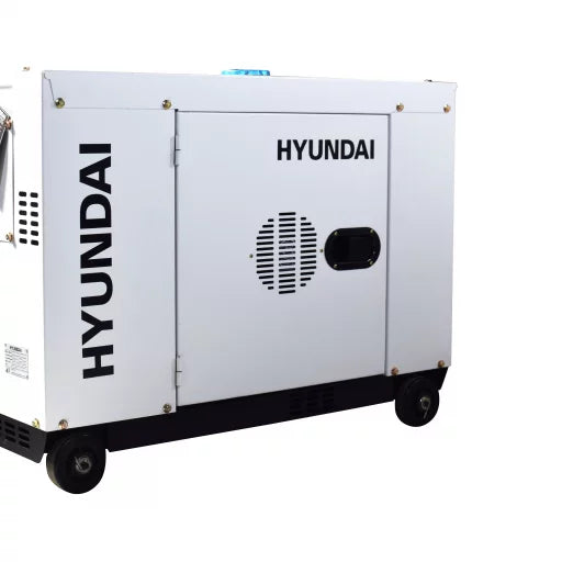 Hyundai Dhy8600Se-T Strømaggregat 7900W - Elektrisk Start - Diesel