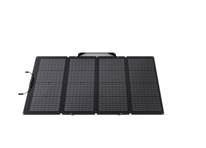 Ecoflow Sammenleggbart Solcellepanel 220W Tosidig shown in angle view