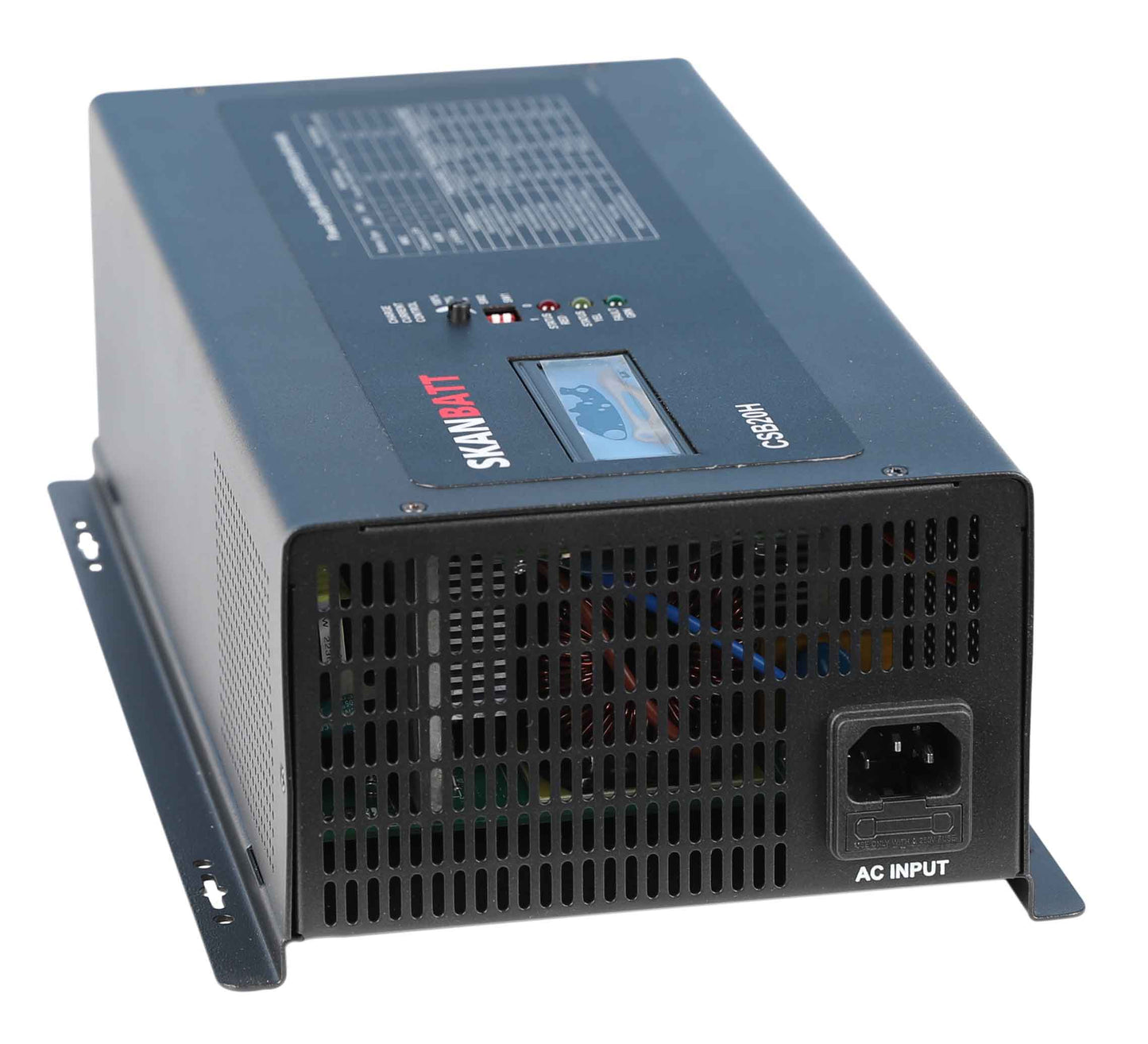 Skanbatt Batterilader 36/48V 2Kw / 50A shown in detail view