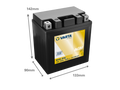 VARTA AGM MC Batteri 12V 10AH 120CCA (133x90x142mm) +vänster B10L (FA)